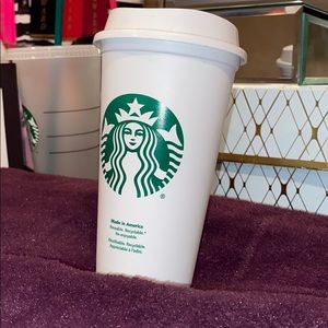Starbucks reusable coffee cup